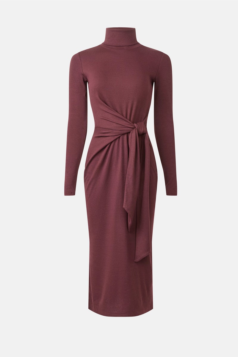 chinese dress ladies Tasha Turtleneck Midi Dress main image 0