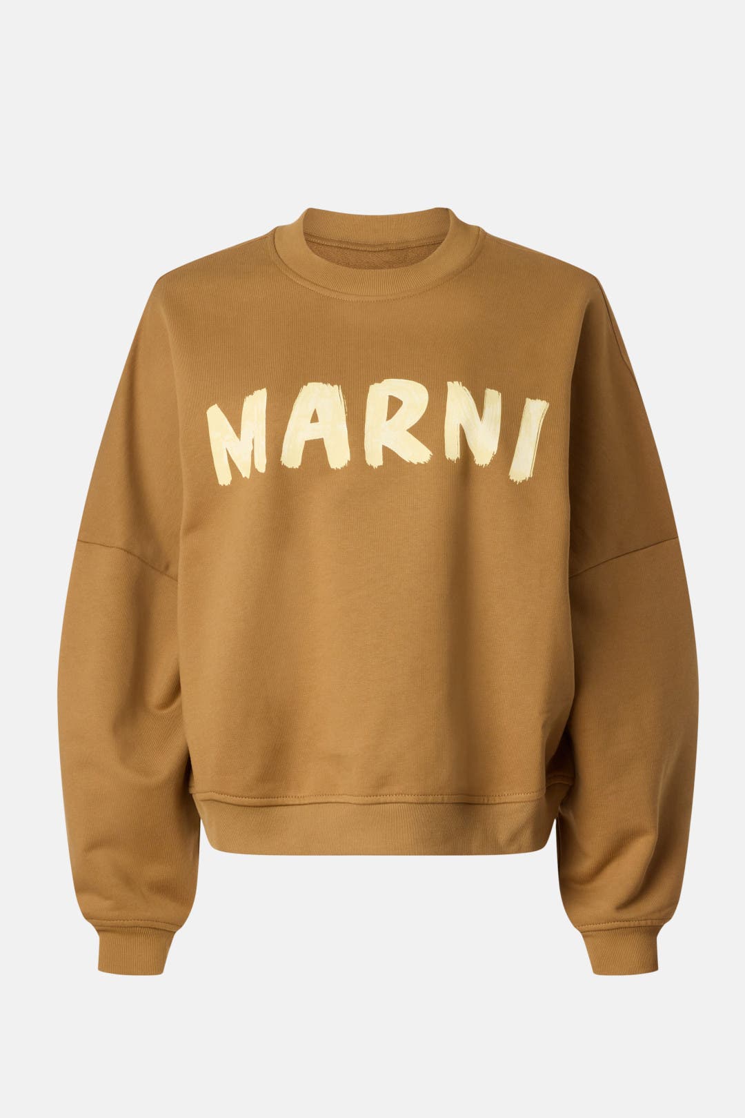 【MARNI】LOGO SWEATSHIRT Marni logo-print Cotton Sweatshirt | Blue | FARFETCH