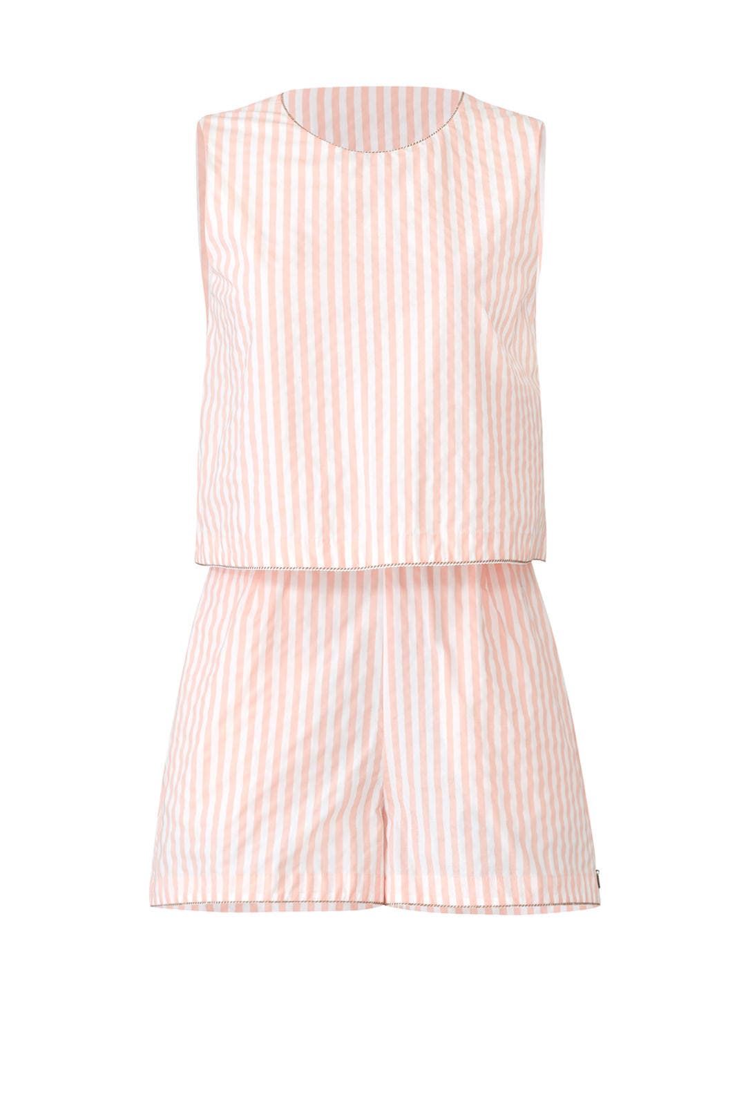 Pink Striped Romper by Scotch & Soda 3