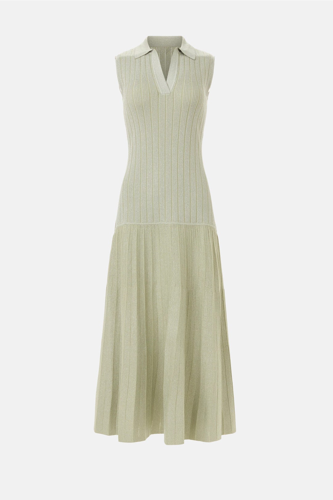 Sleeveless Sparkle Knit Polo Dress by Adam Lippes x RTR