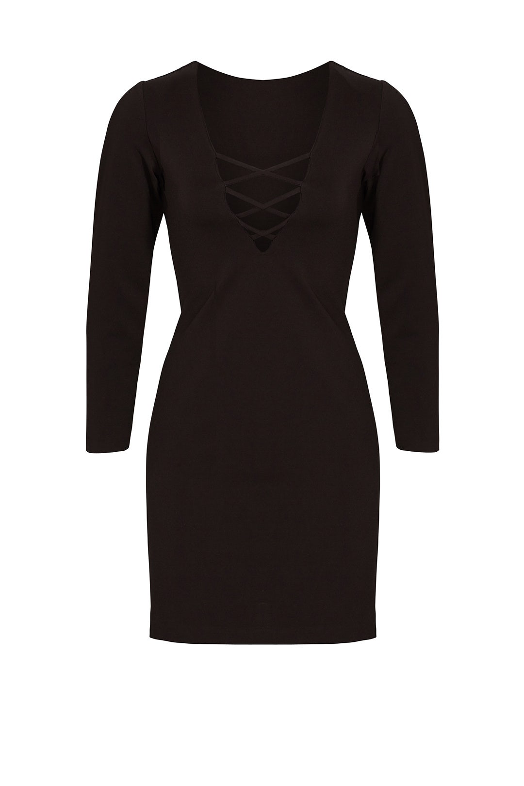 Black Lace Up Sheath by Amanda Uprichard | Rent the Runway Black Lace Up Sheath by Amanda Uprichard | Rent the Runway