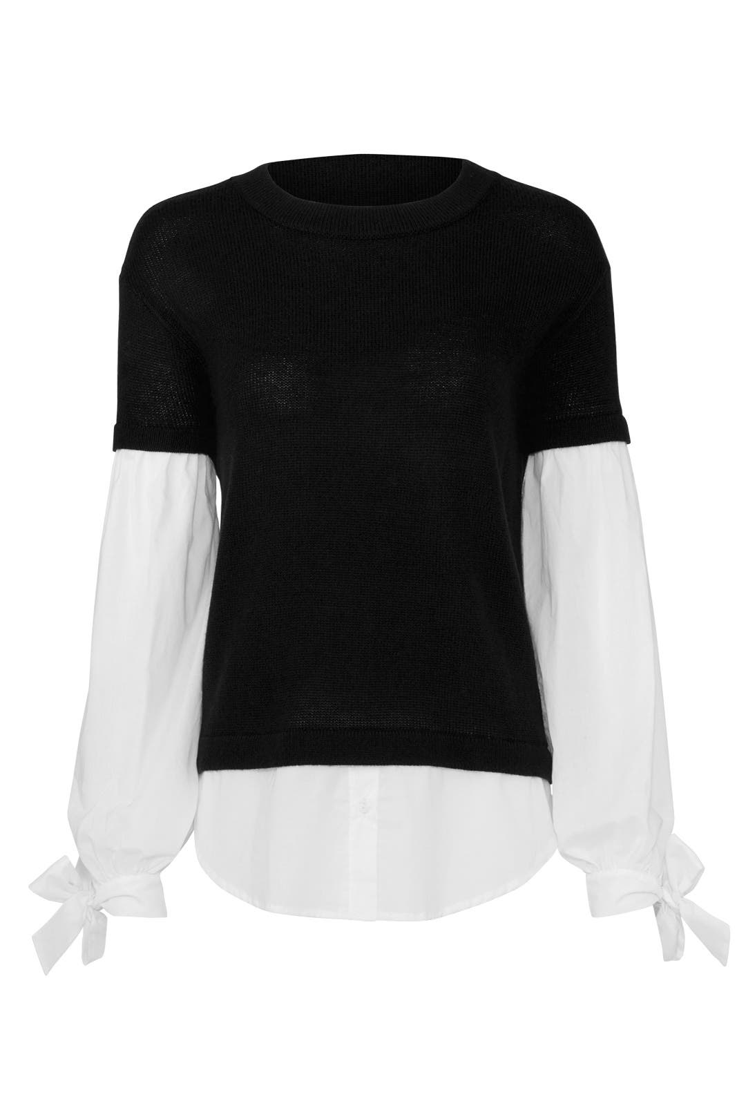 Black Flare Sweater by devlin