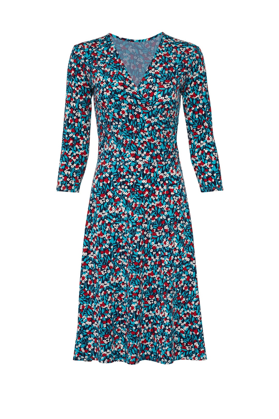 Calico Perfect Faux Wrap Dress by Leota 3