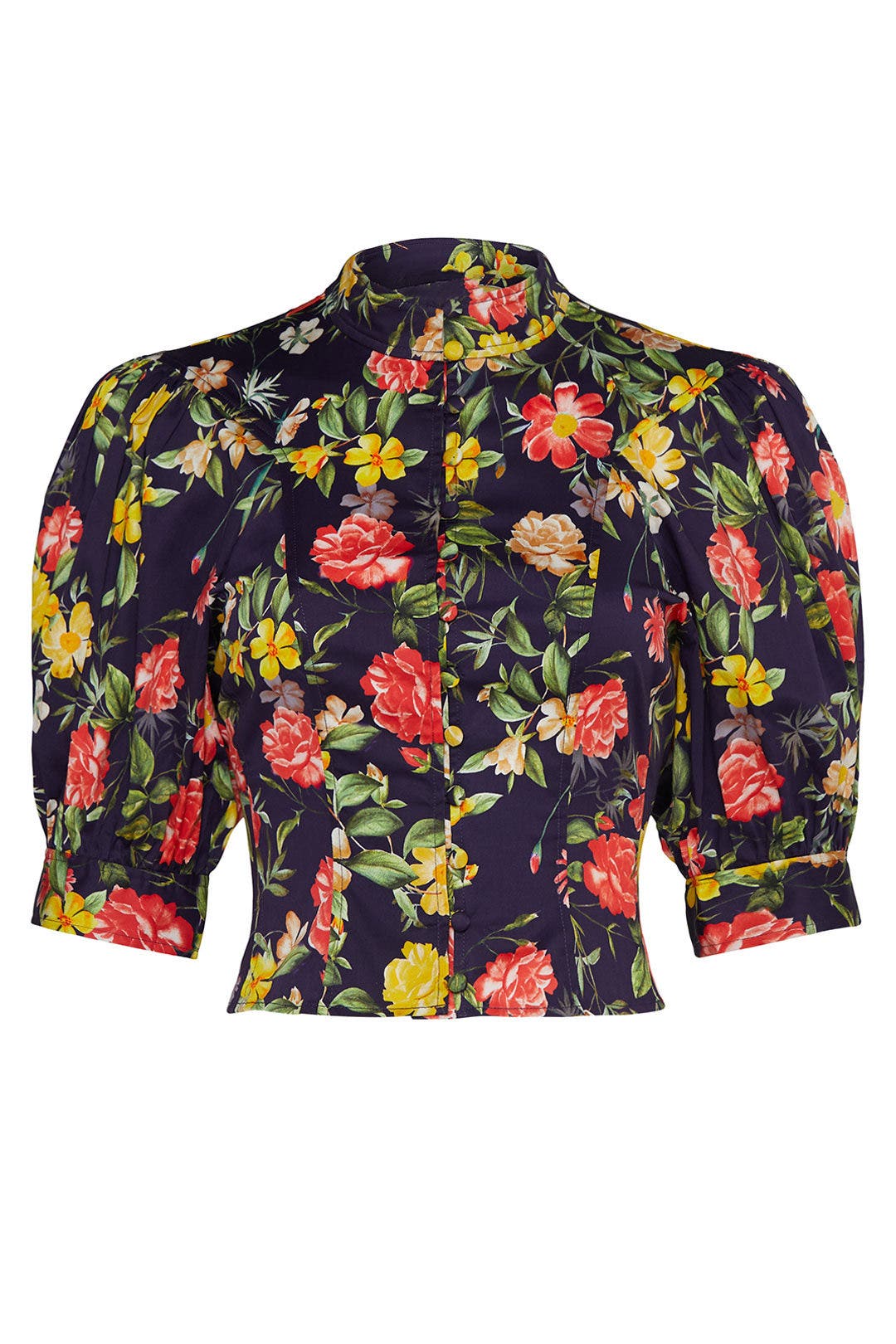 Floral Printed Puff Sleeve Top by Marissa Webb x RTR