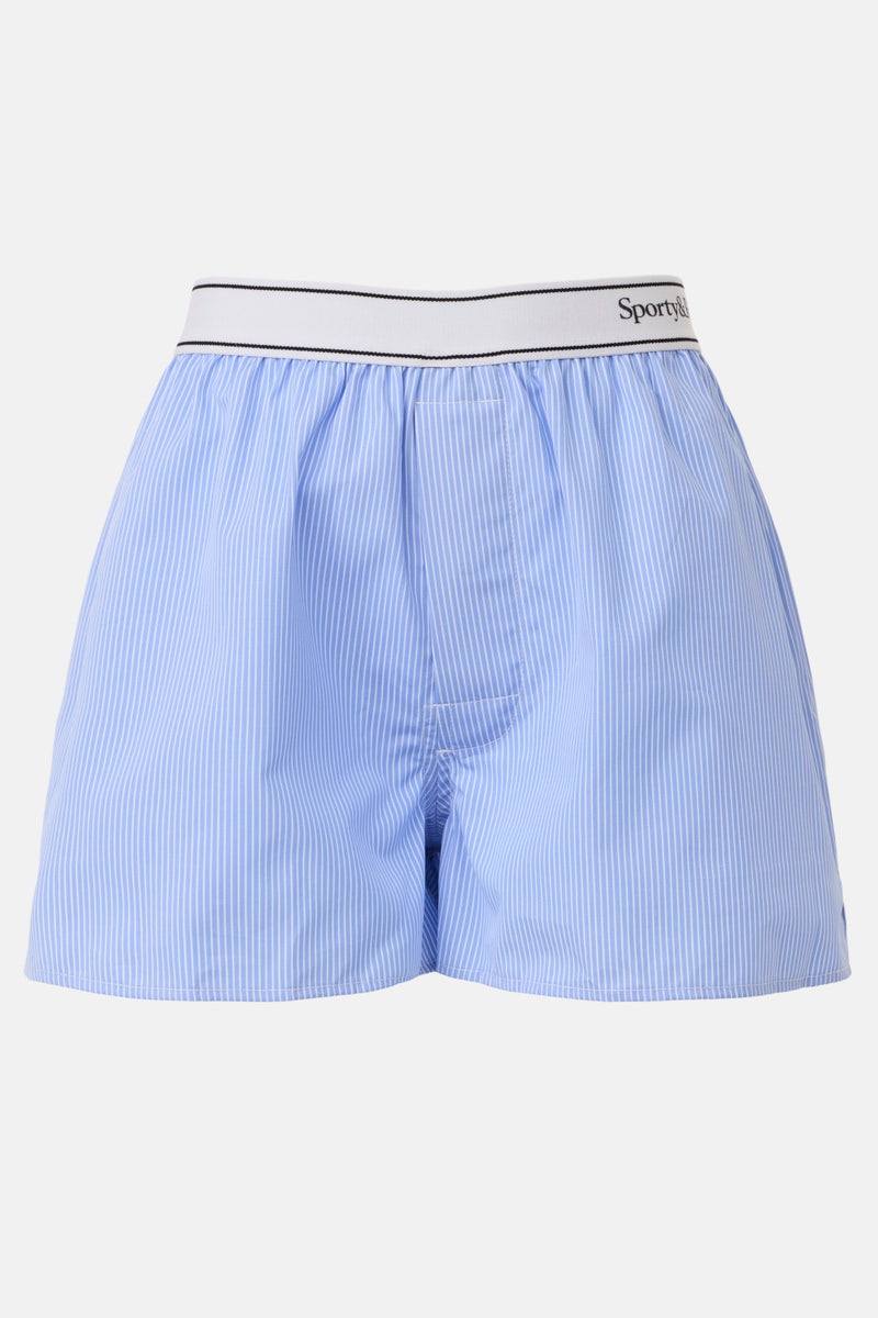 Serif Logo Boxer Shorts by Sporty & Rich - Photo 4