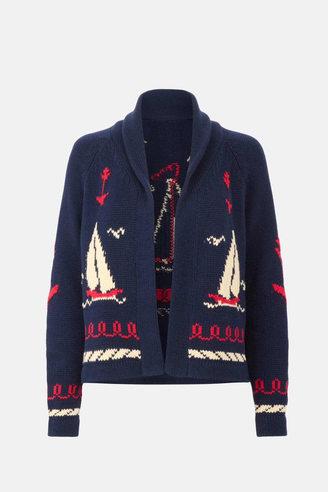 The Sailboat Lodge Cardigan by The Great. | Rent the Runway