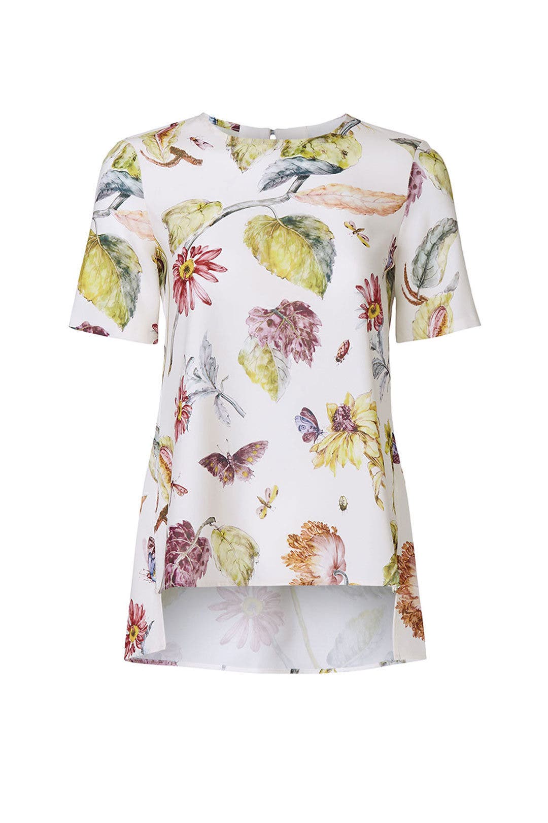 Floral Fauna Blouse by Adam Lippes Collective for $113 | Rent the Runway