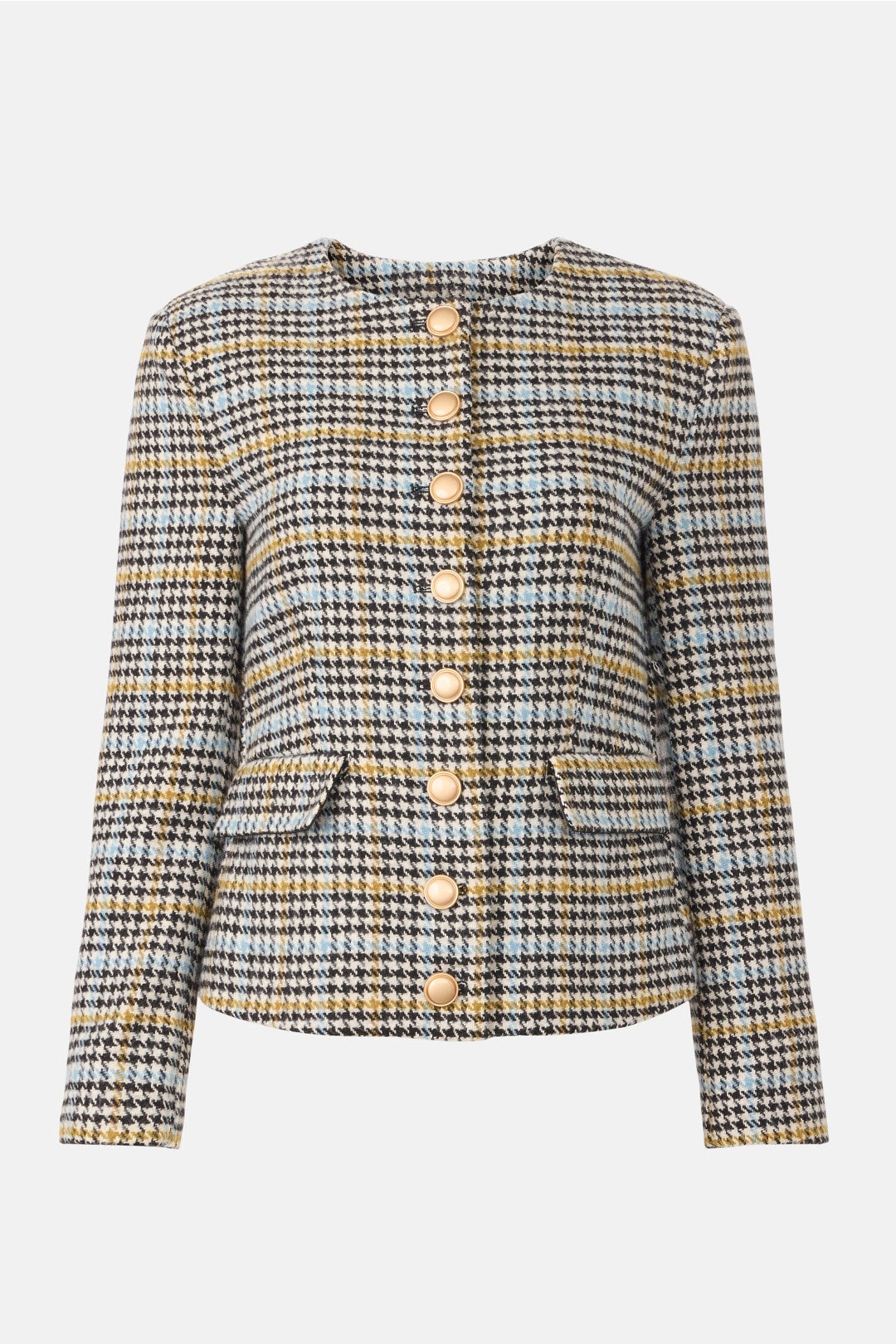 Billie Herringbone Jacket by Central Park West 4
