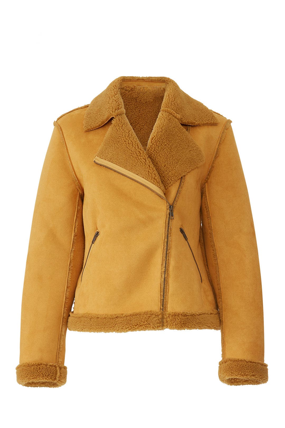 Lovers Dance Aviator Faux Suede Jacket by somedays lovin