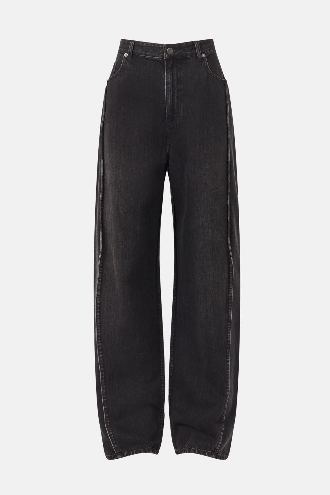 Vintage Black Denim Tuck Jean by Tibi | Rent the Runway