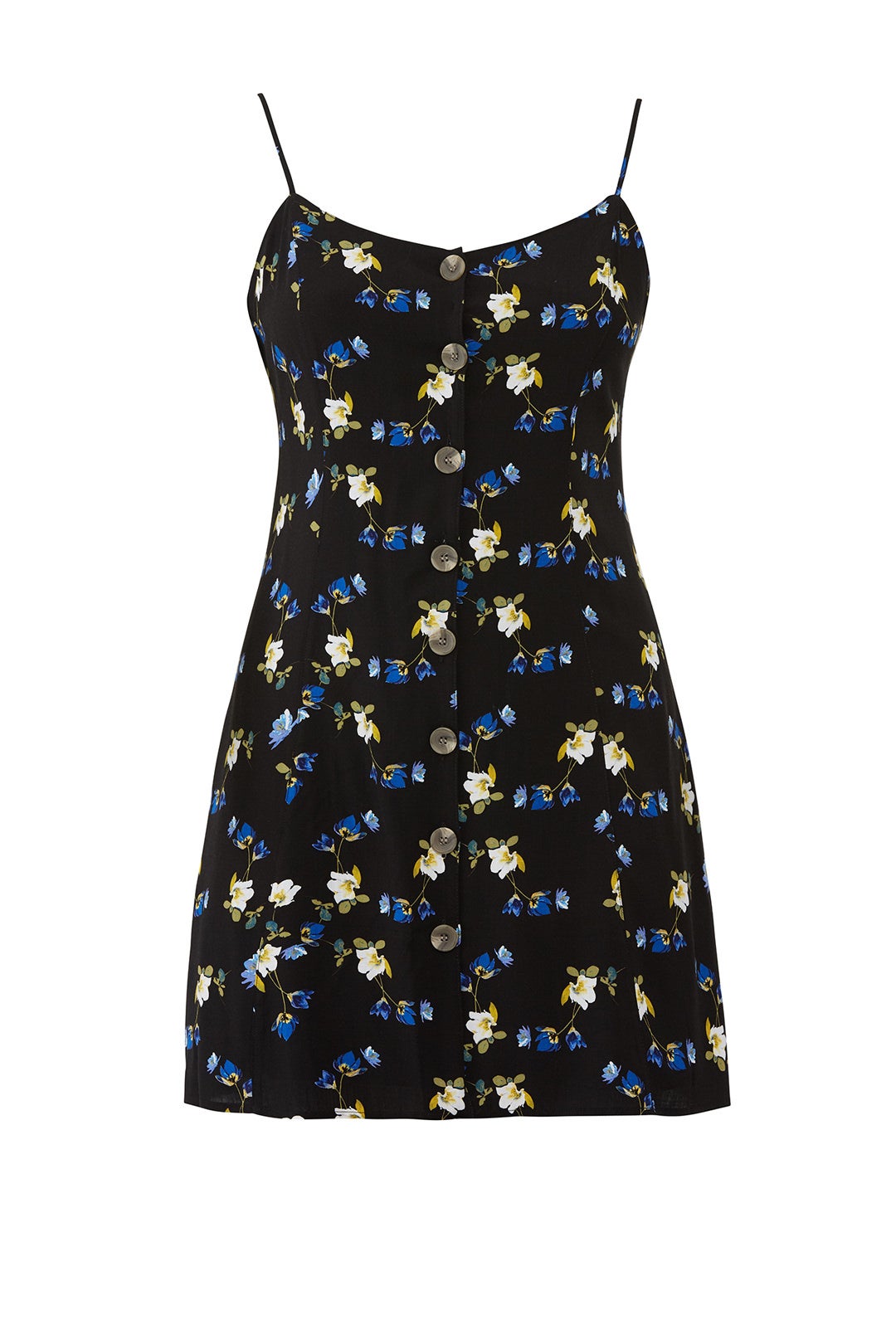 Dark Floral A-Line Dress by City Chic 3