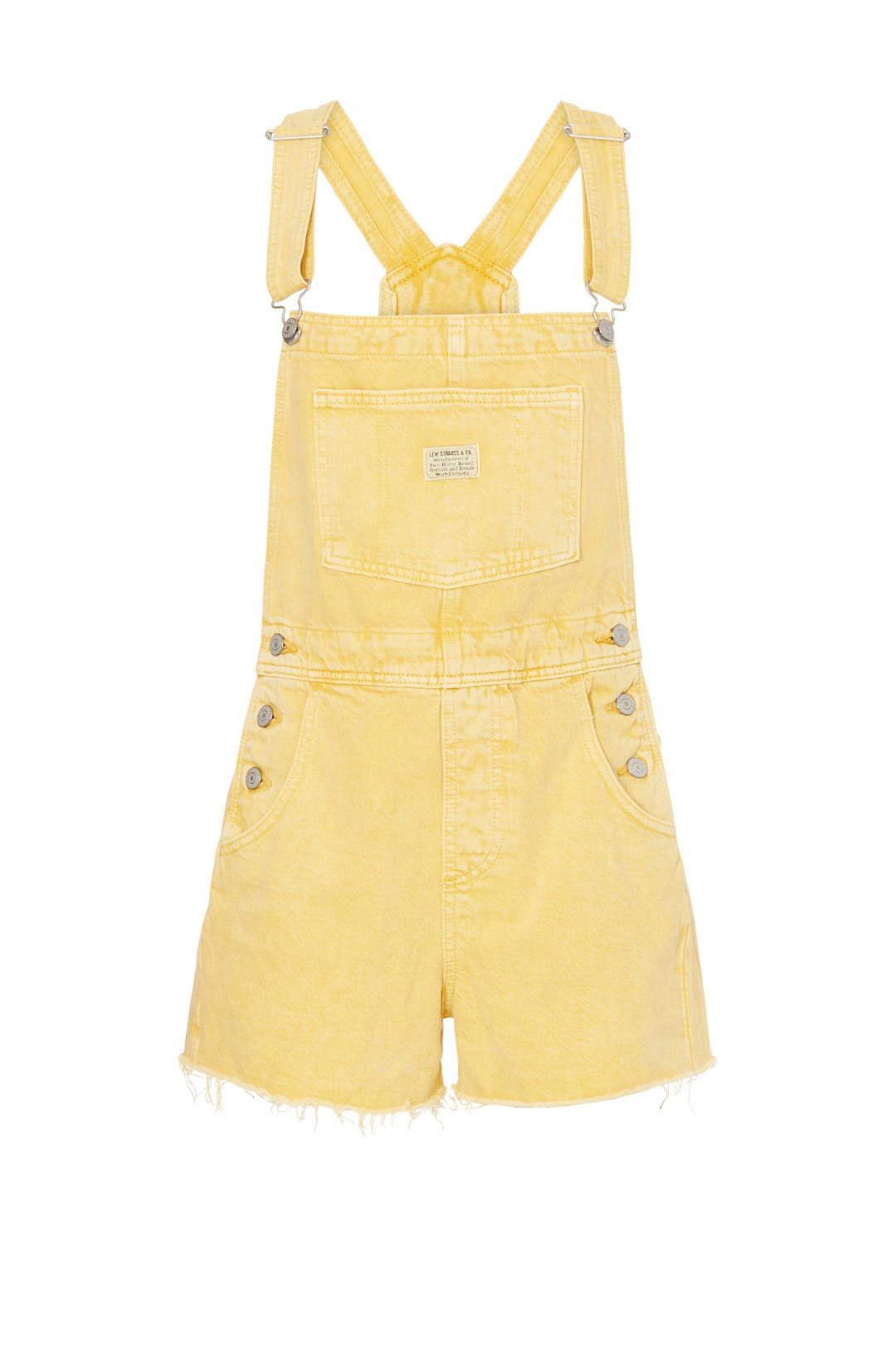 Yellow Vintage Shortalls by Levi's | Rent the Runway