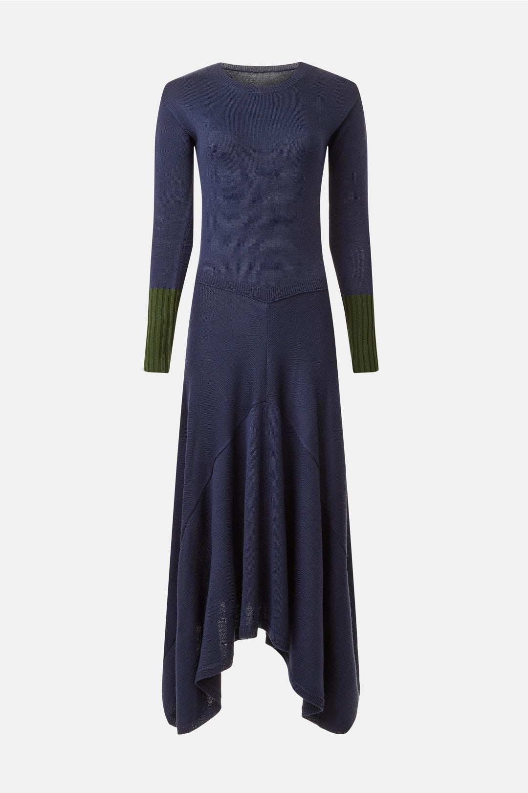 Colorblock Cuff Knit Midi Dress by PLAN C x RTR 4