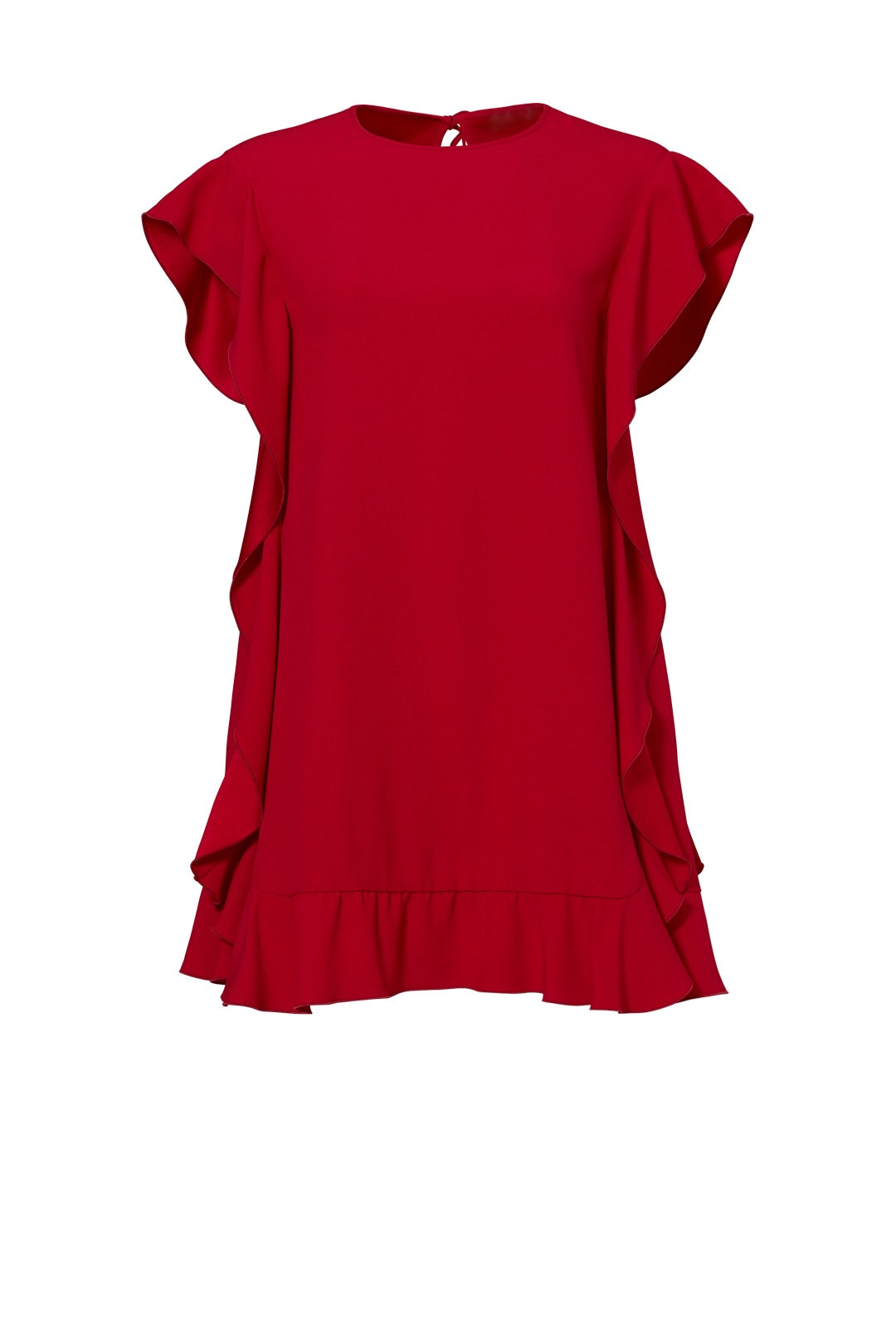 Red Ruffle Sleeve Shift Dress by RED Valentino 3