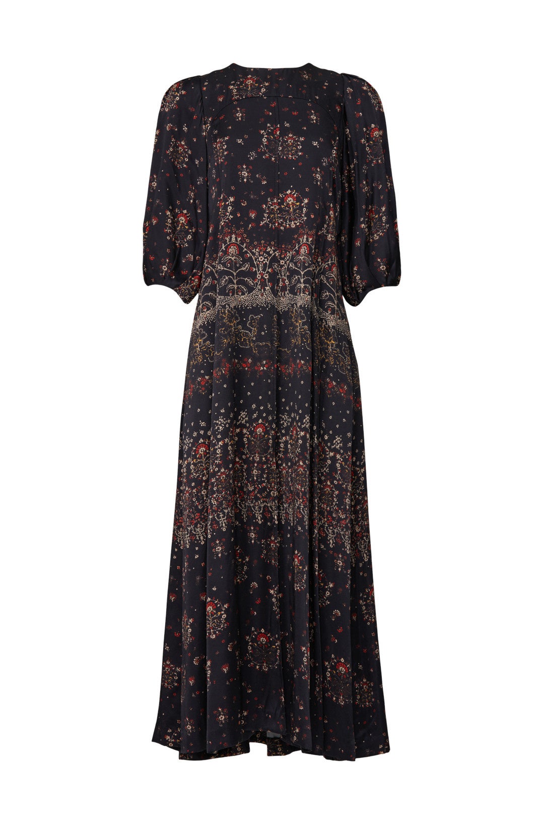 Fleur Silk Open Back Dress by Rebecca Taylor NYC 4