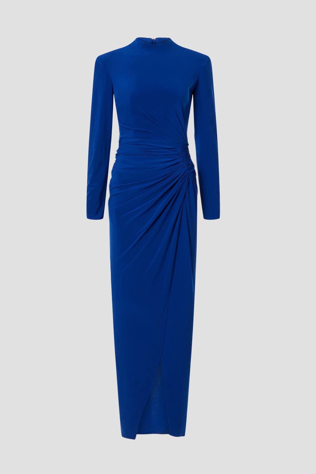 Ruched Long Sleeve Gown by Rene Ruiz Collection | Rent the Runway