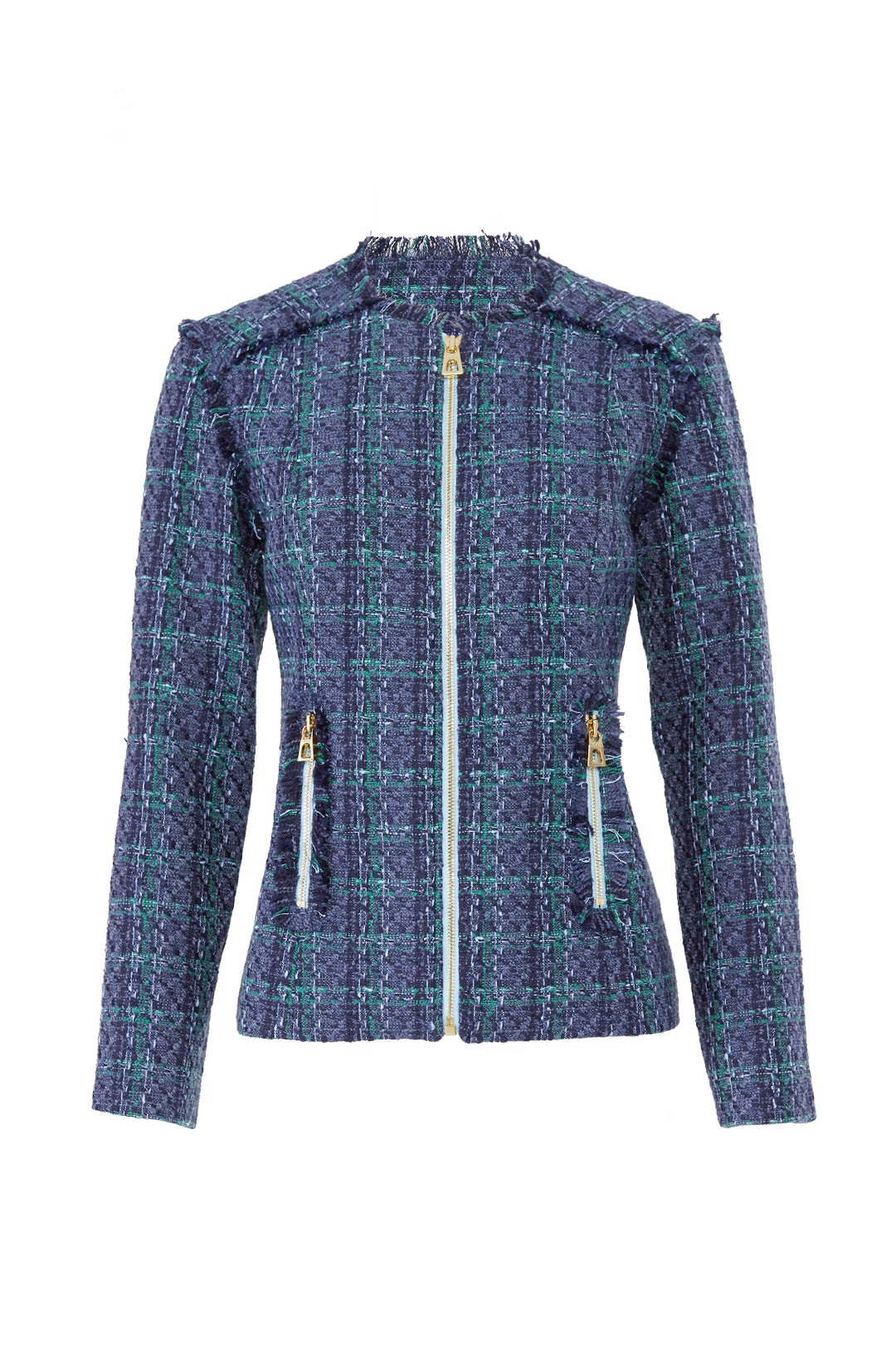 Plaid Tweed Jacket by Sail to Sable