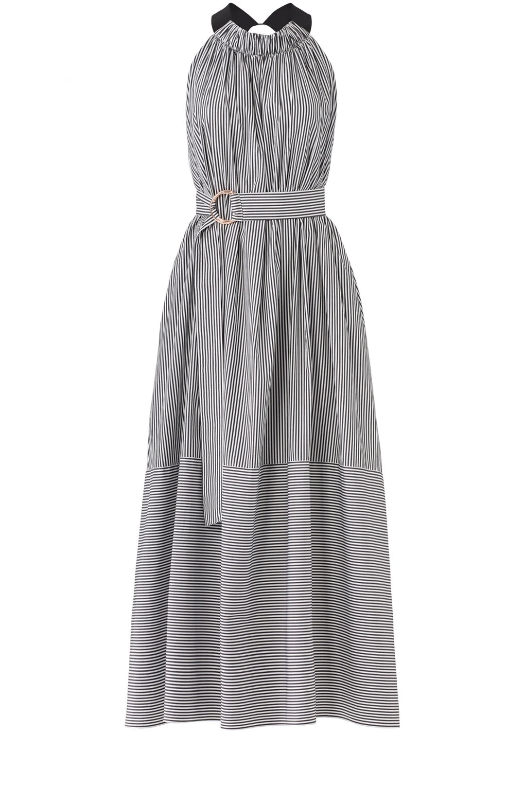 Black Striped Maxi Dress by Tibi 3