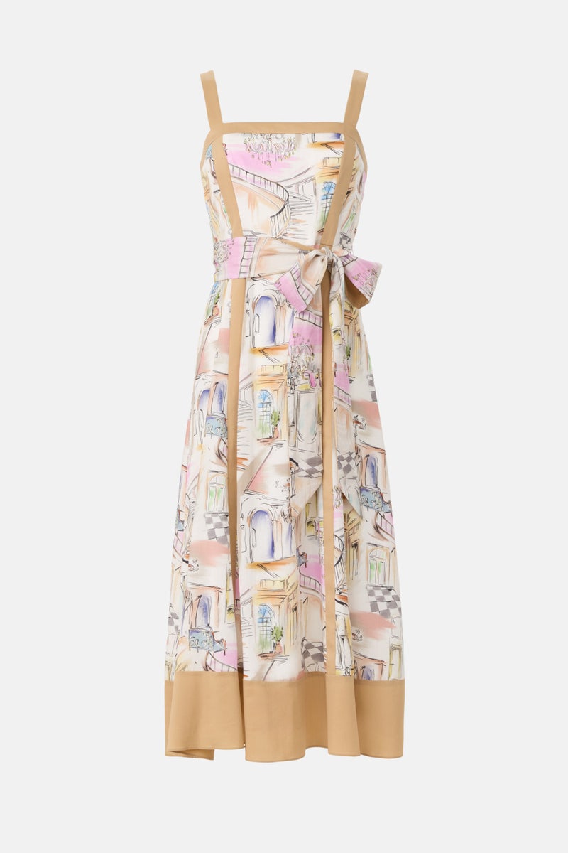 Watercolor Midi Dress by Badgley Mischka - Photo 4
