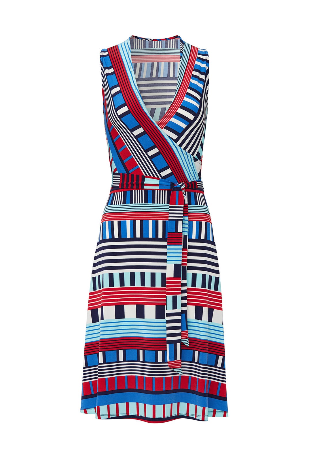 Sleeveless Perfect Wrap Dress by Leota 3