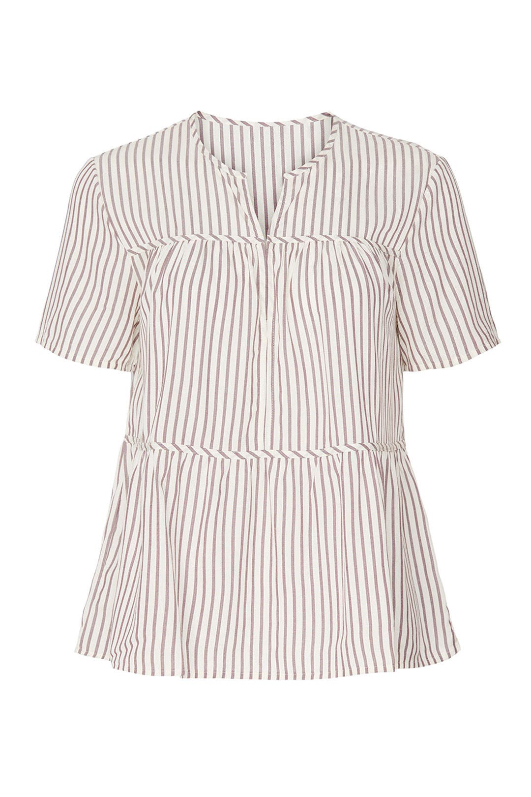 Dunfield Striped Popover Top by Madewell 4