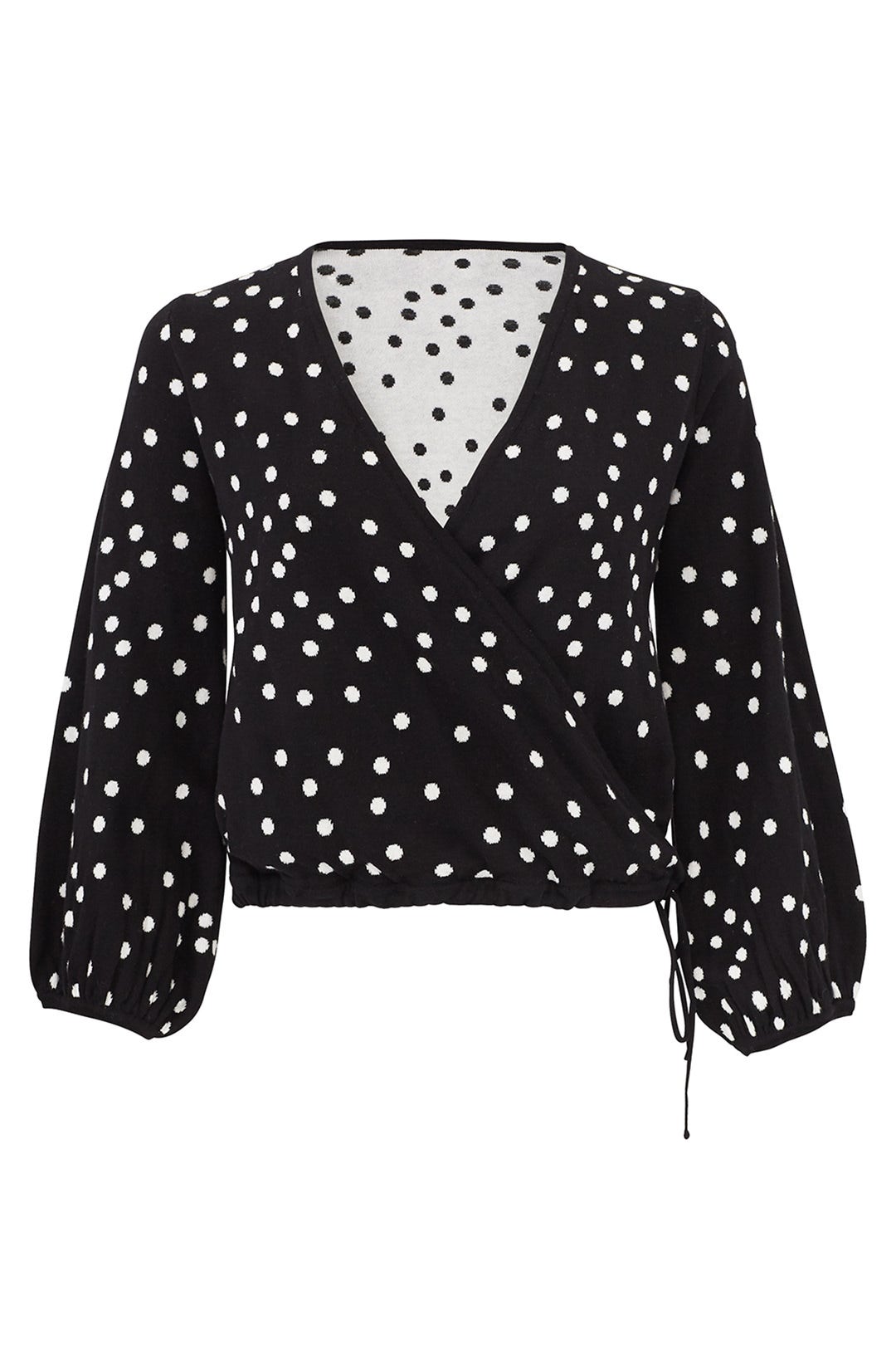 Jenna Wrap Knit Top by MINKPINK
