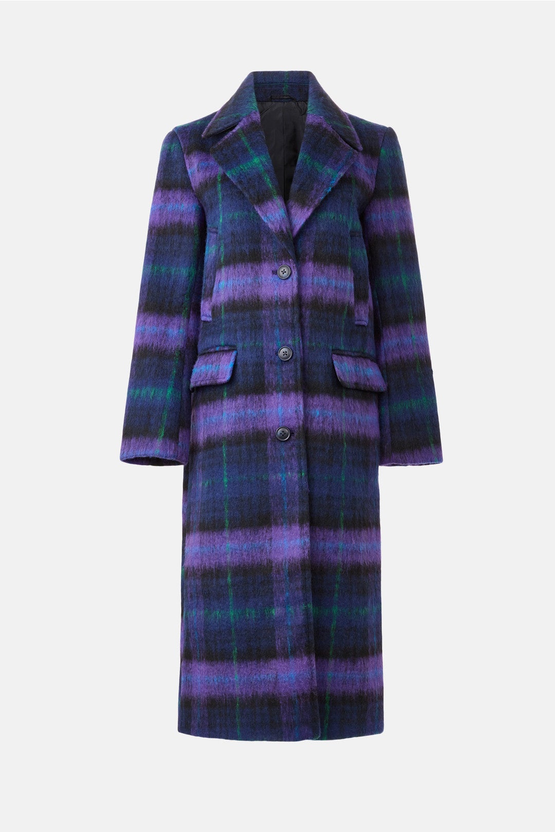 Brushed Wool Blend Boyfriend Coat by NVLT 4