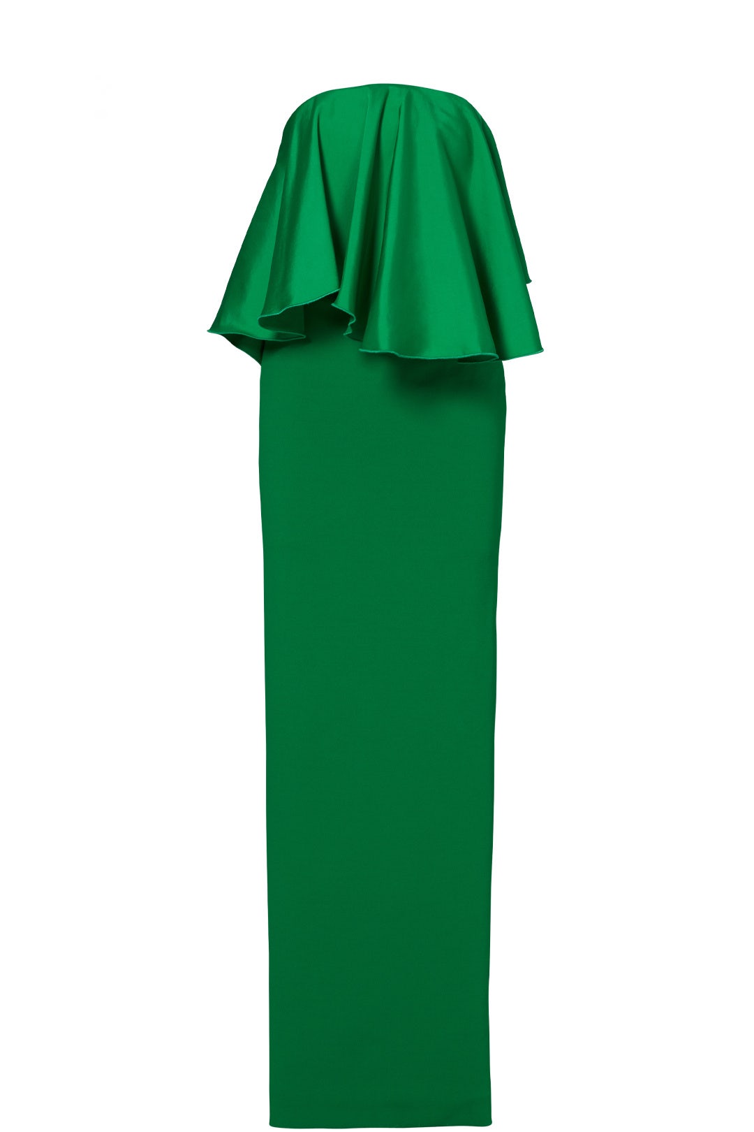 Green Liv Ruffle Gown by Solace London 3