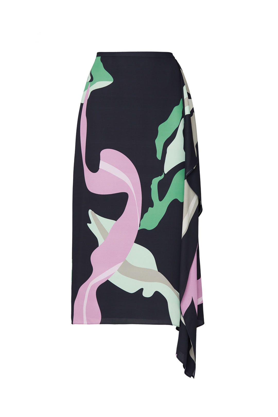Ant Farm Print Asymmetrical Skirt by Tibi