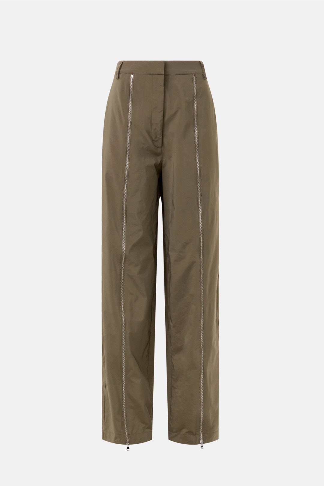Nylon Zipper Trousers by Tibi