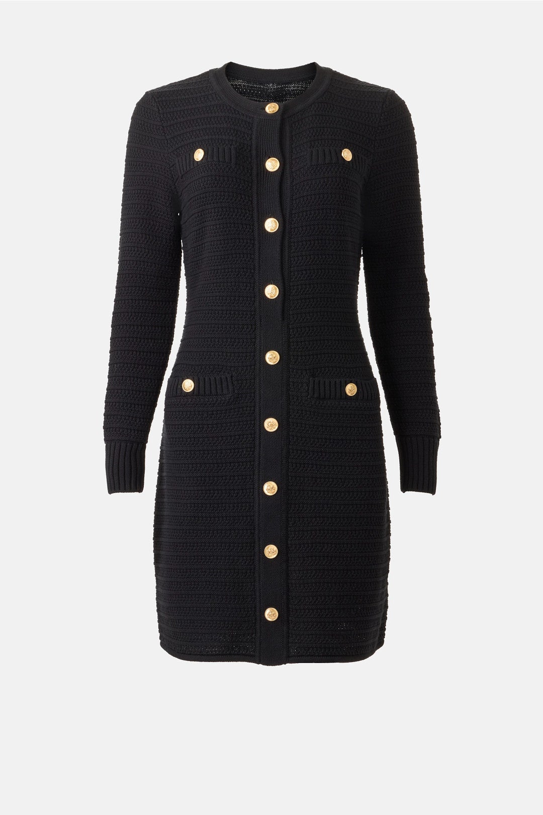 Cotton Suiting Cardigan Dress by Toccin 4