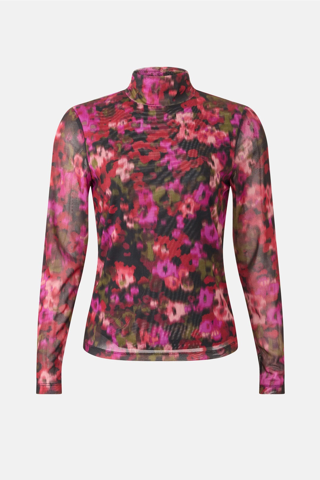 Floral Mesh Mock Neck Top by Sanctuary 4