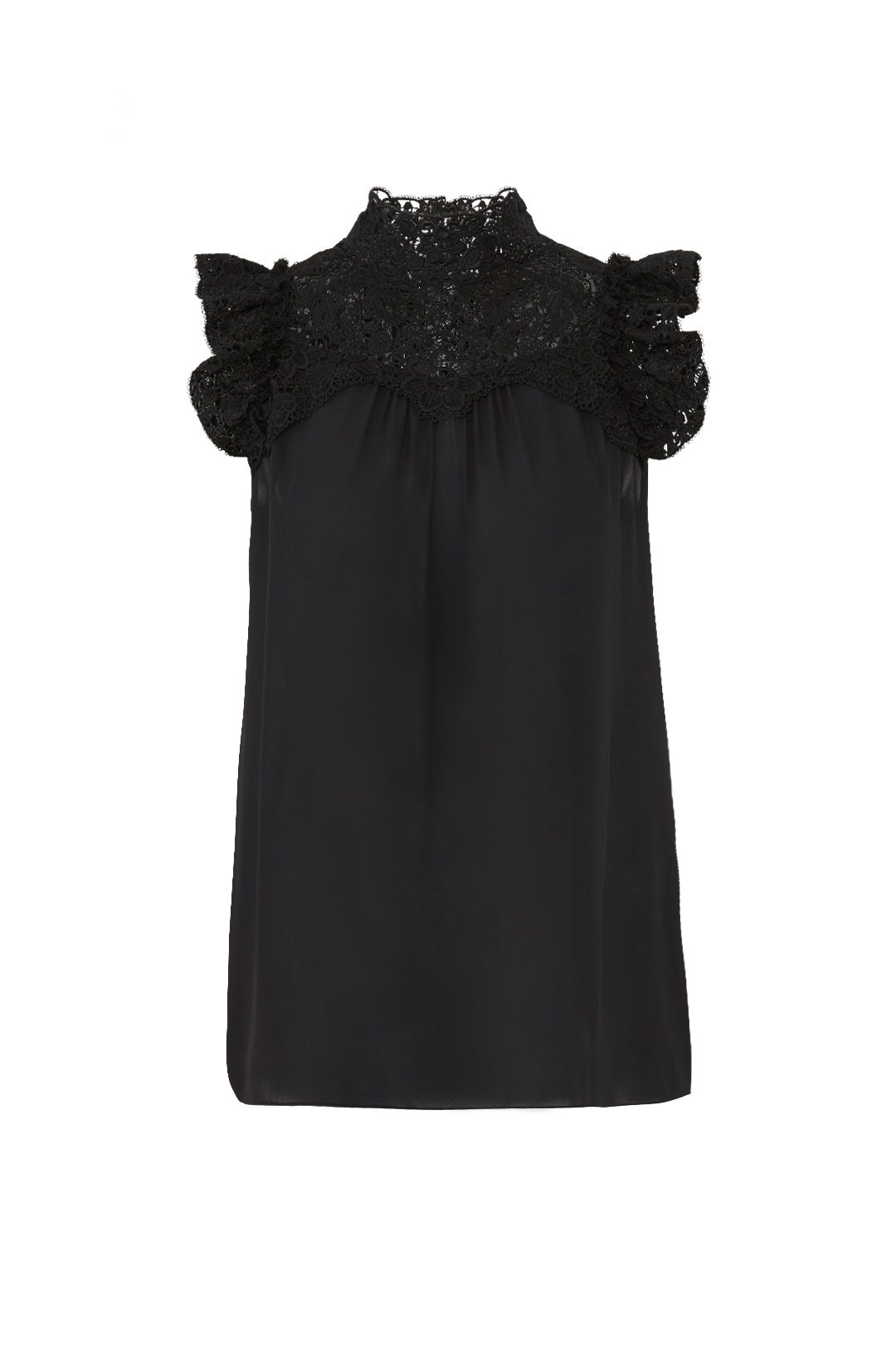 Lace Yoke Sleeveless Top by kate spade new york