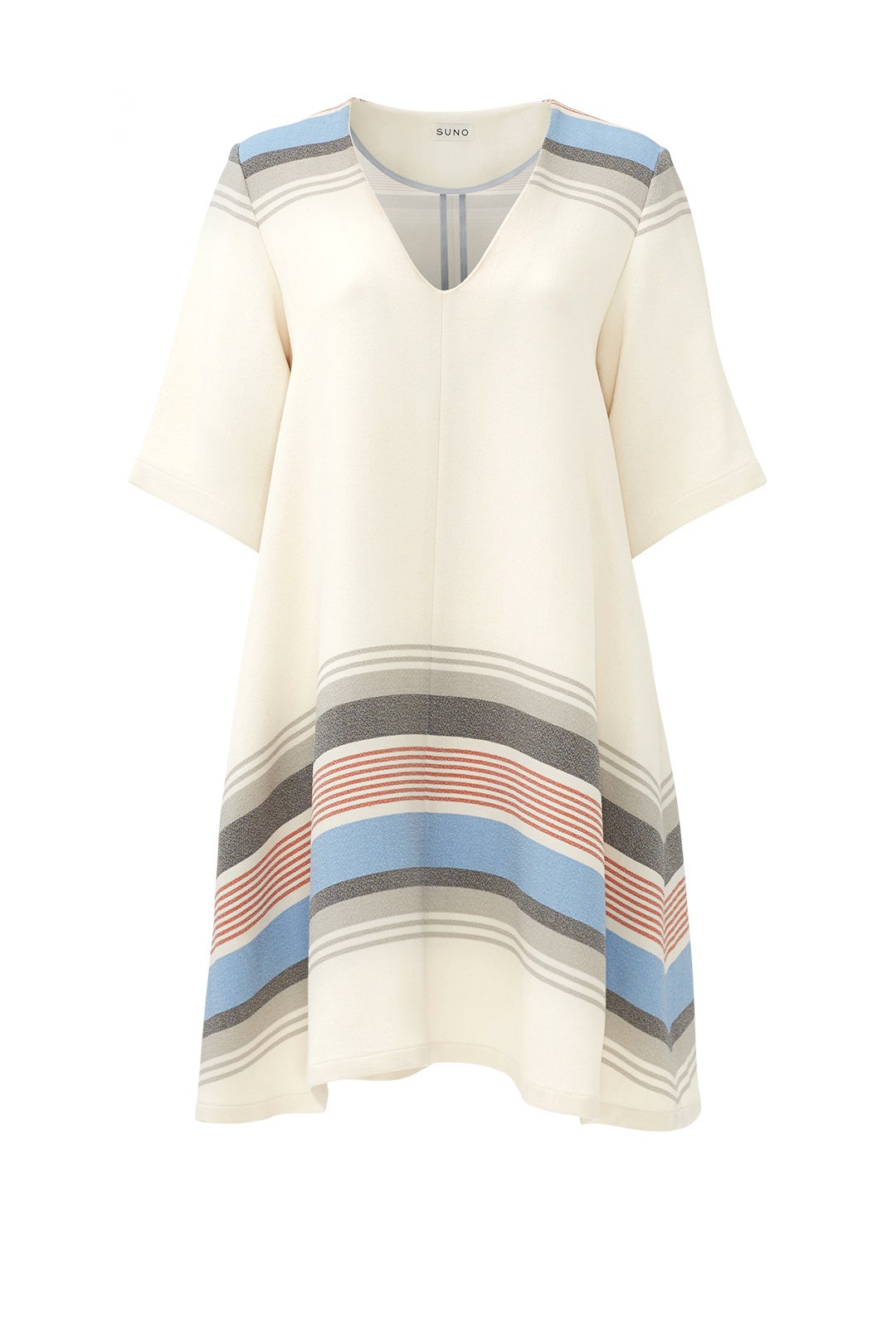 Sunny Desert Striped Dress by Suno 3