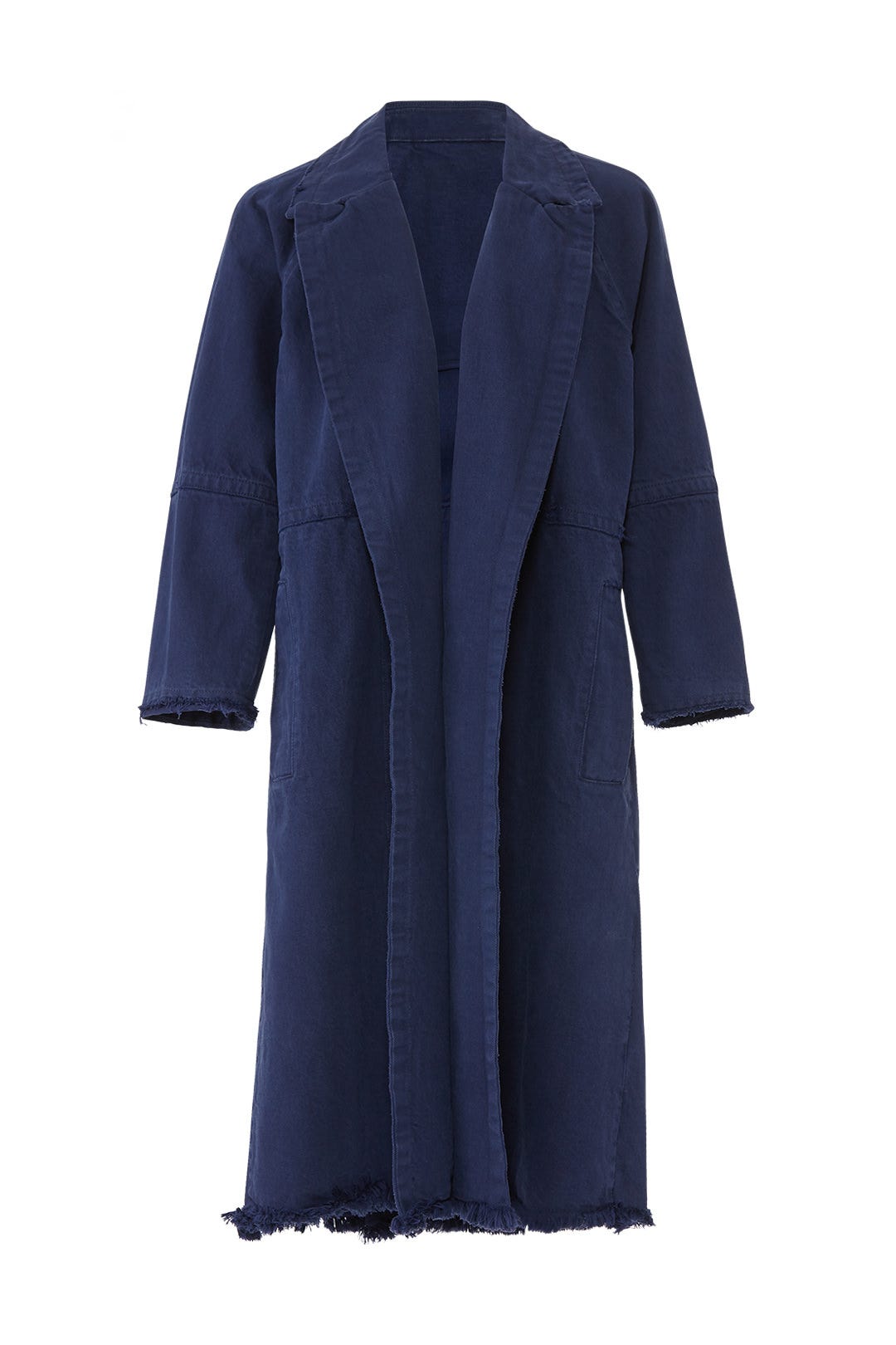 Distressed Denim Parka by Victor Alfaro 3