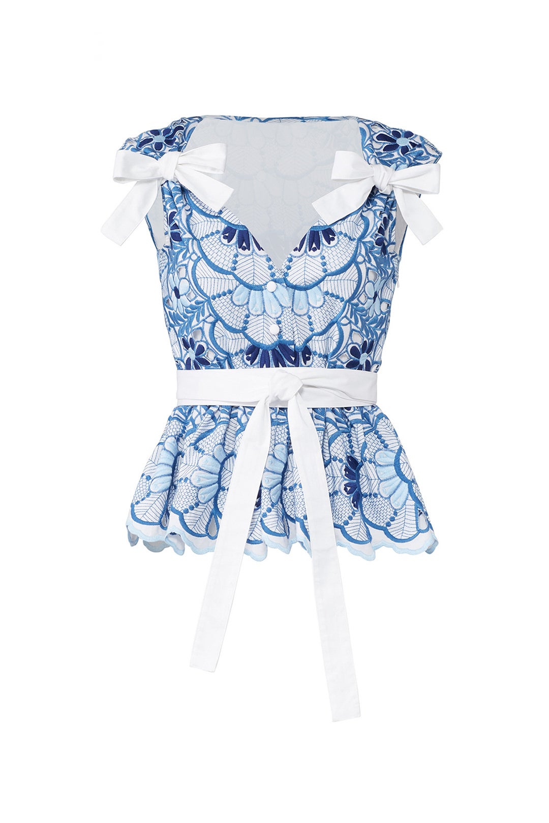 Blue Floral Kity Top by Alexis 3