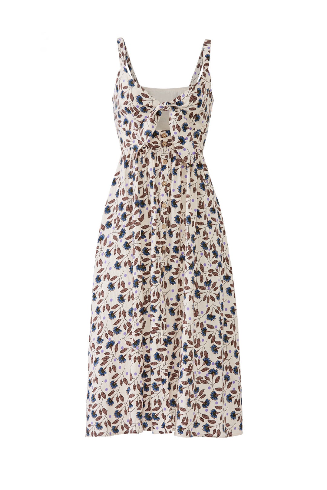 Tie Front Button Down Dress by J.O.A.