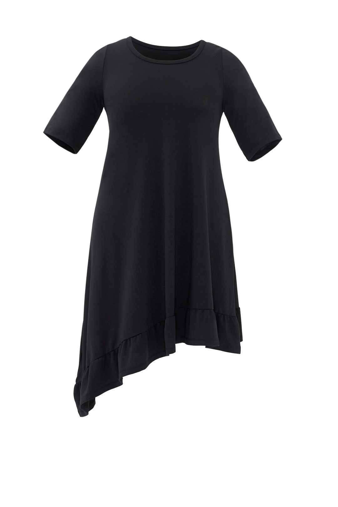 Side Slash Ruffle Shift by JUNAROSE 3