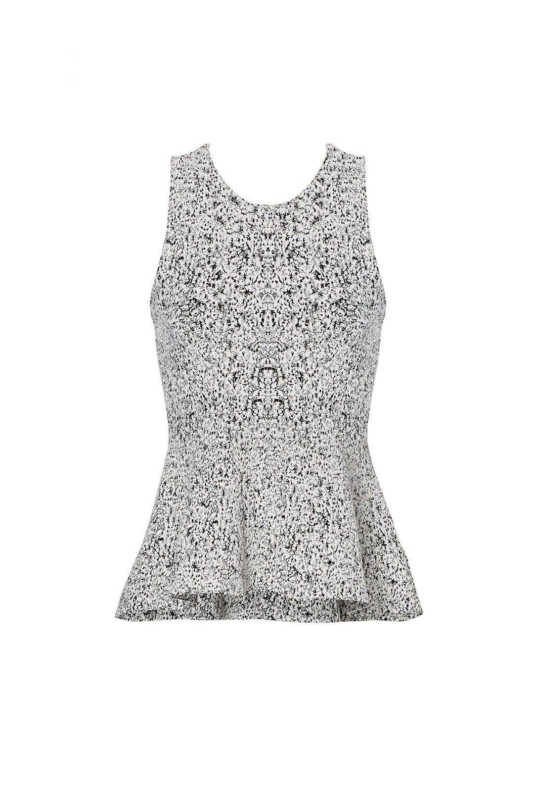 Grey Colisha Peplum Top by Theory