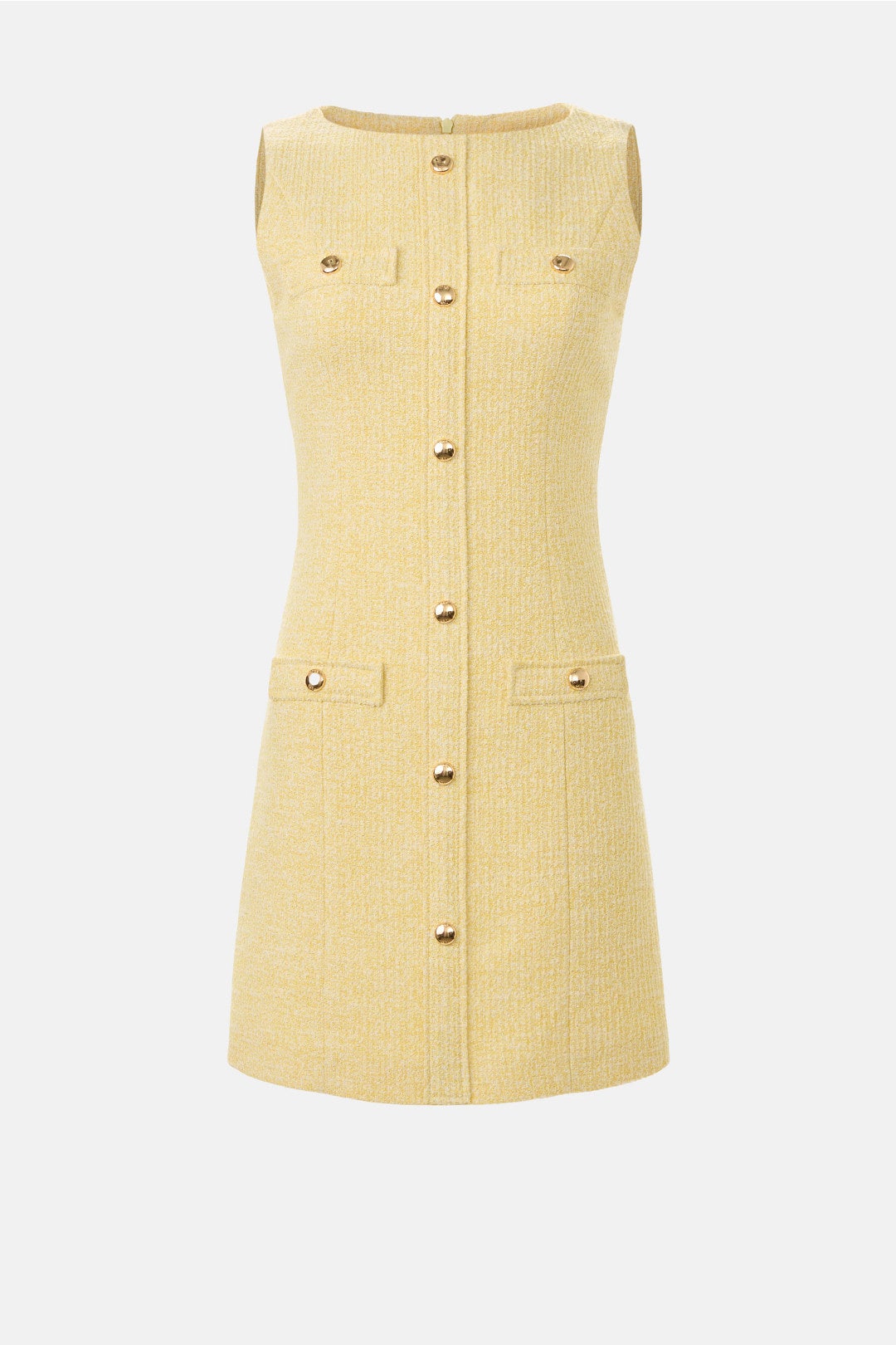 Sleeveless Tweed Mini Dress by Maje