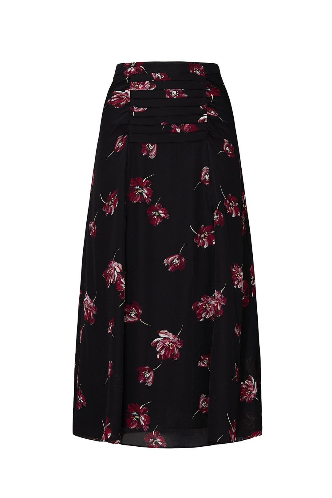 ameri vintage emilie tuck flared skirt
