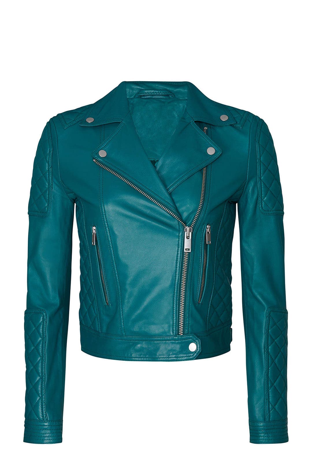 Green Quilted Bomber by Samantha Sipos for 150 Rent the Runway