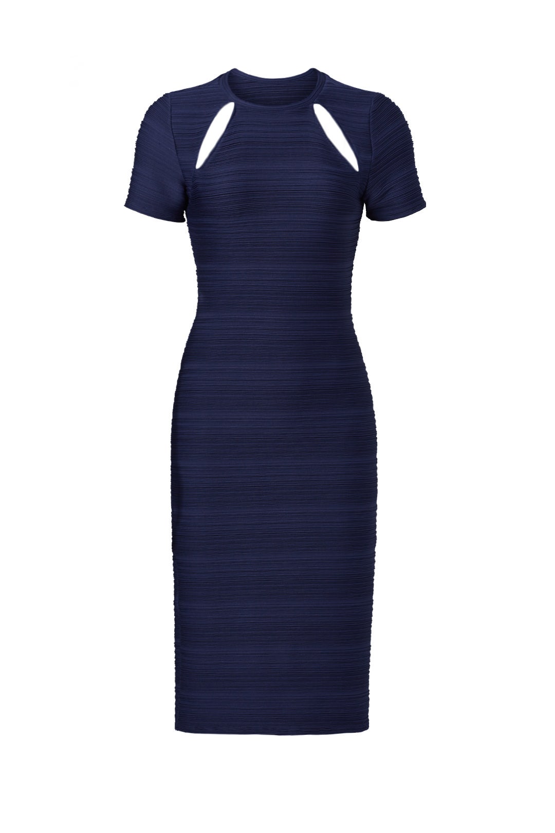 Navy Franco Cut Out Sheath by Shoshanna