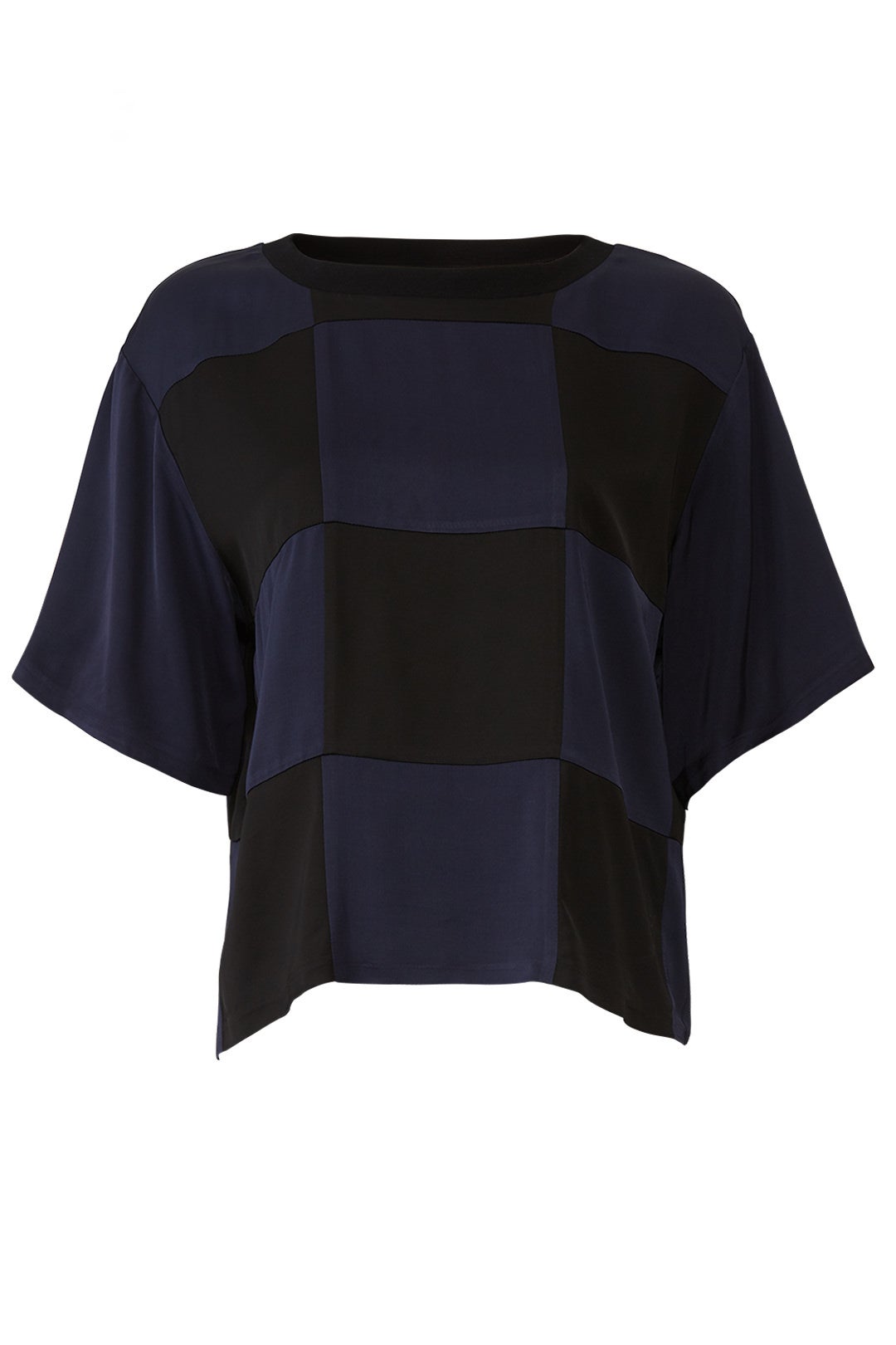 Nova Oversized Check Top by Cynthia Rowley 3