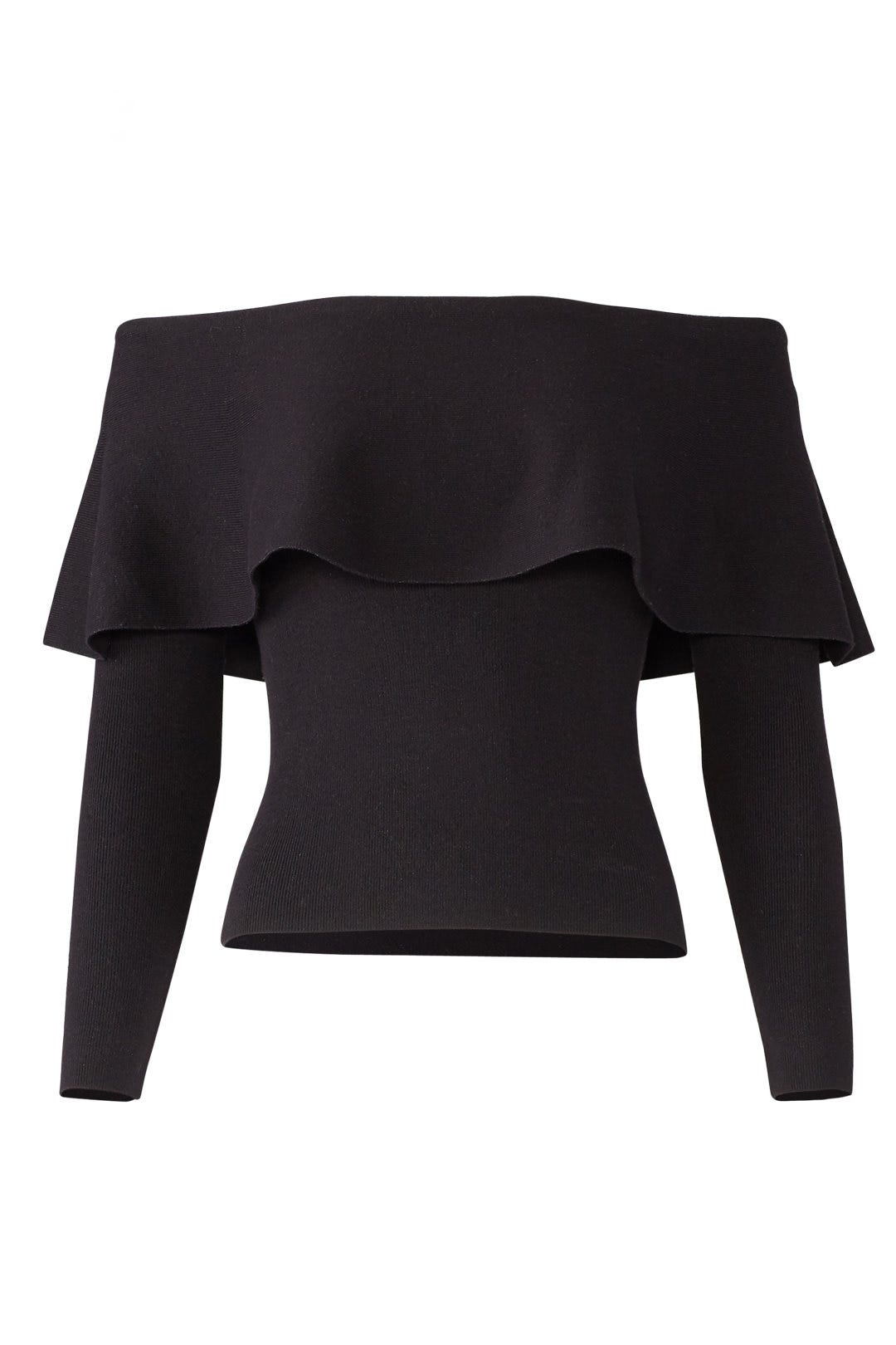 Black Popover Sweater by cupcakes and cashmere 3