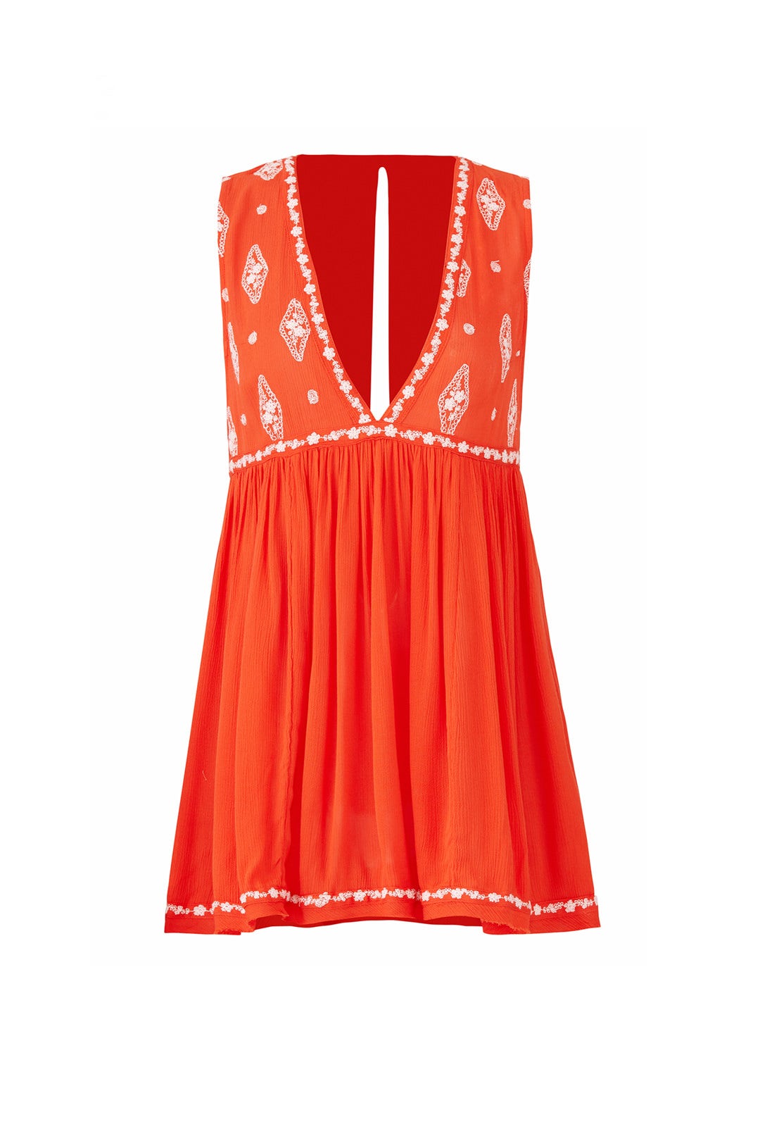 Diamond Embroidered Top by Free People 3