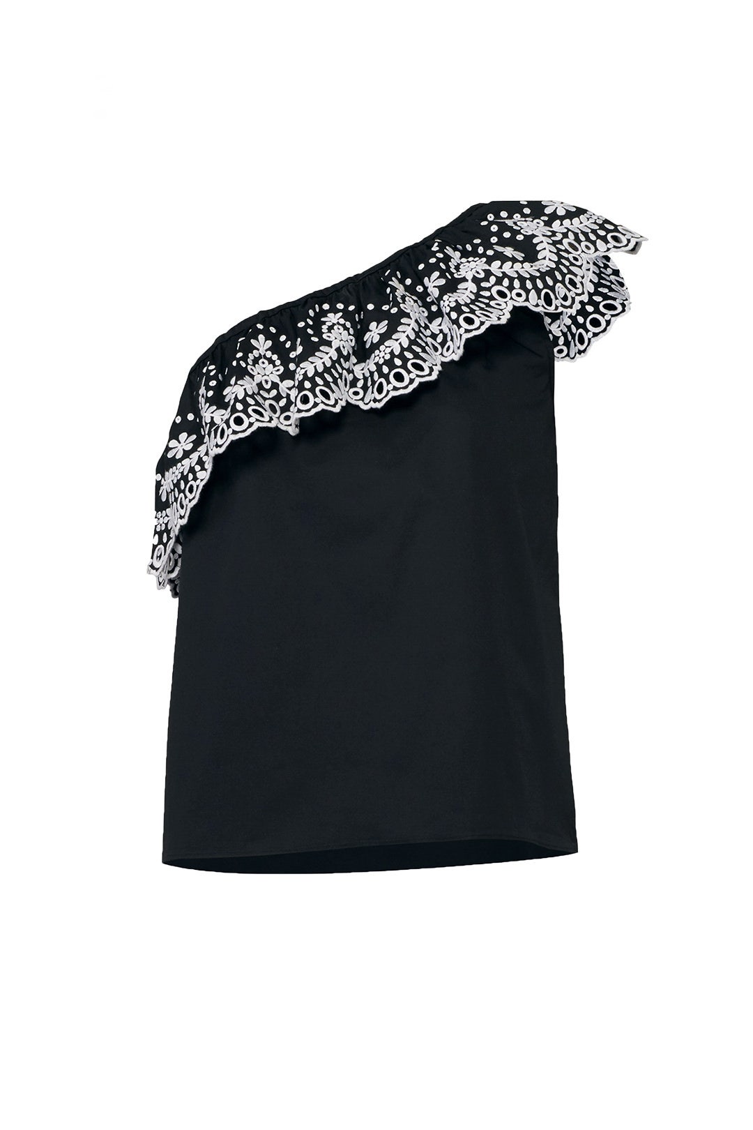 Black Cutwork Top by kate spade new york