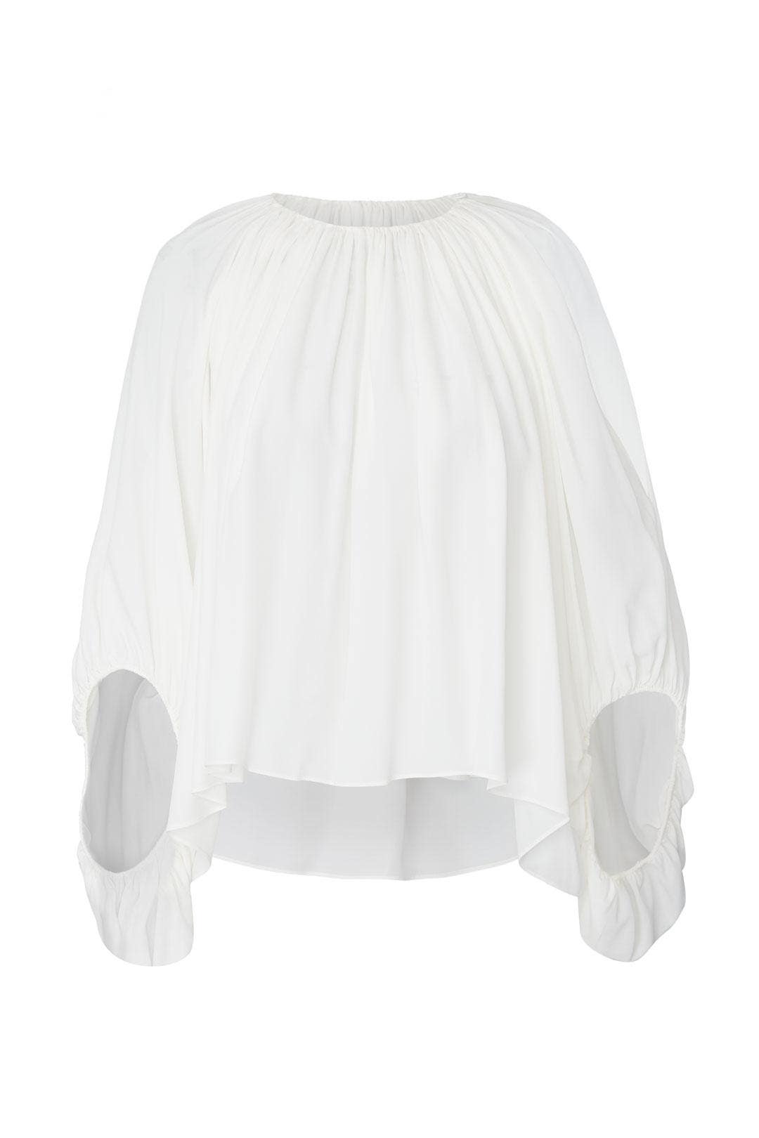 Cold Shoulder Draped Top by MUGLER