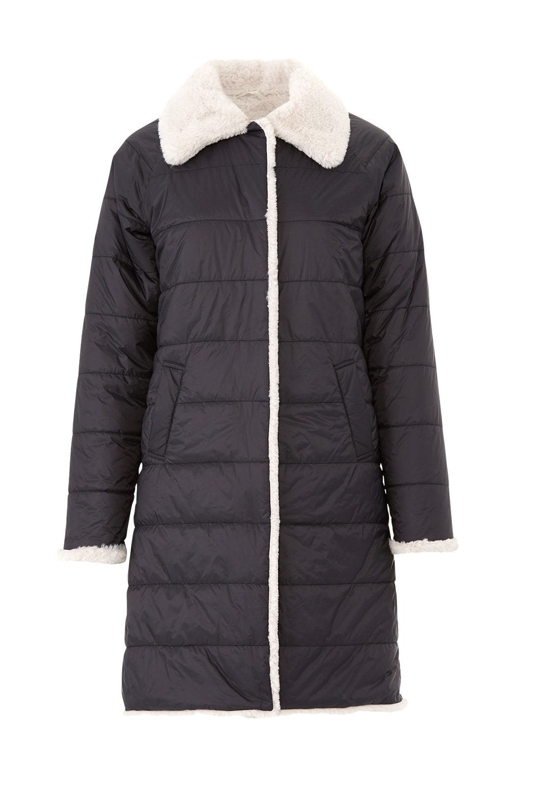 2 Be Real Faux Fur Puffa Coat by Sanctuary