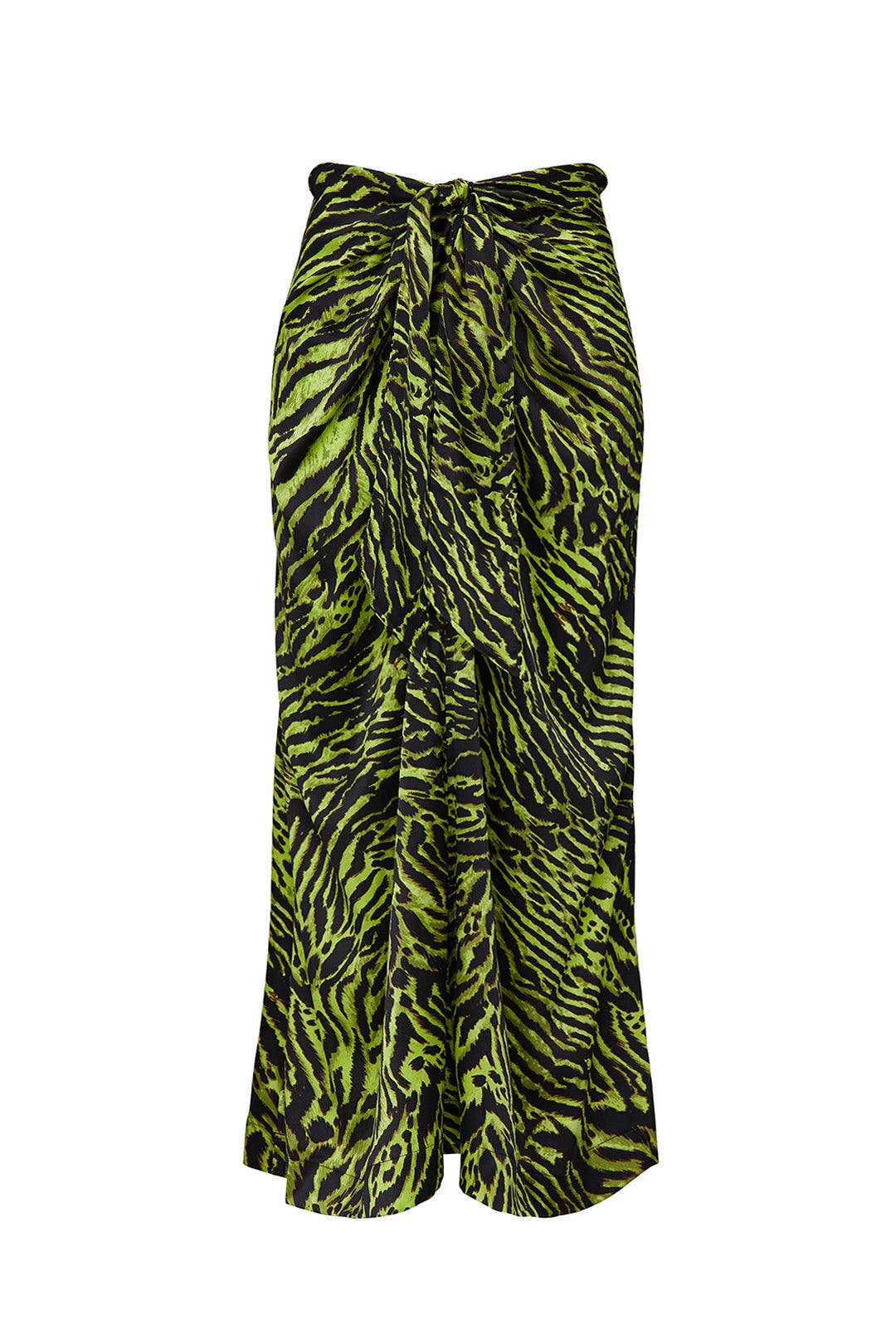 Green Printed Skirt by GANNI | Rent the Runway